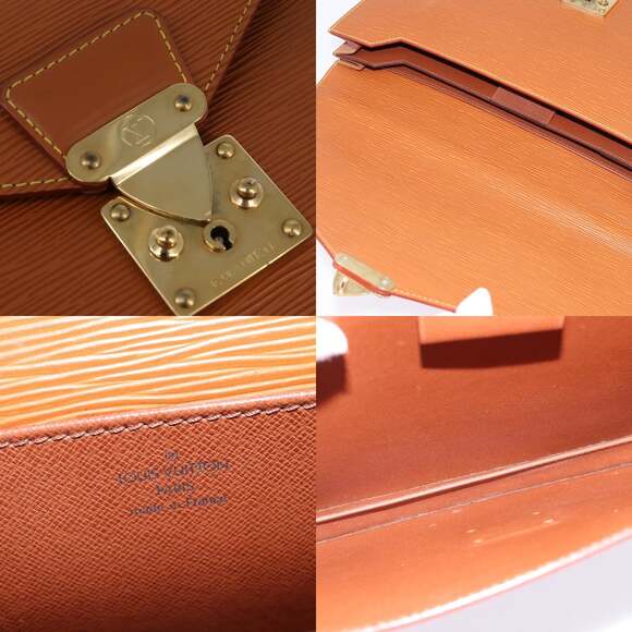 LOUIS VUITTON Epi Serviette Conseiller Briefcase Gold M54428 - Picture 11 of 13